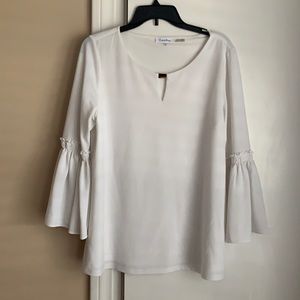 Beautiful white top by Calvin Klein.